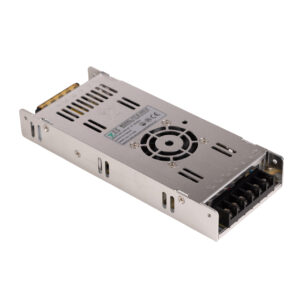 Fonte de energia 300W 5V 60A para painel de LED com ventilação ativa e proteção eletrônica