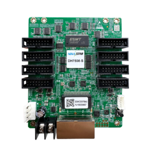 Receiving Card NovaStar DH7508-S para painel de LED profissional com alta estabilidade e controle de módulos