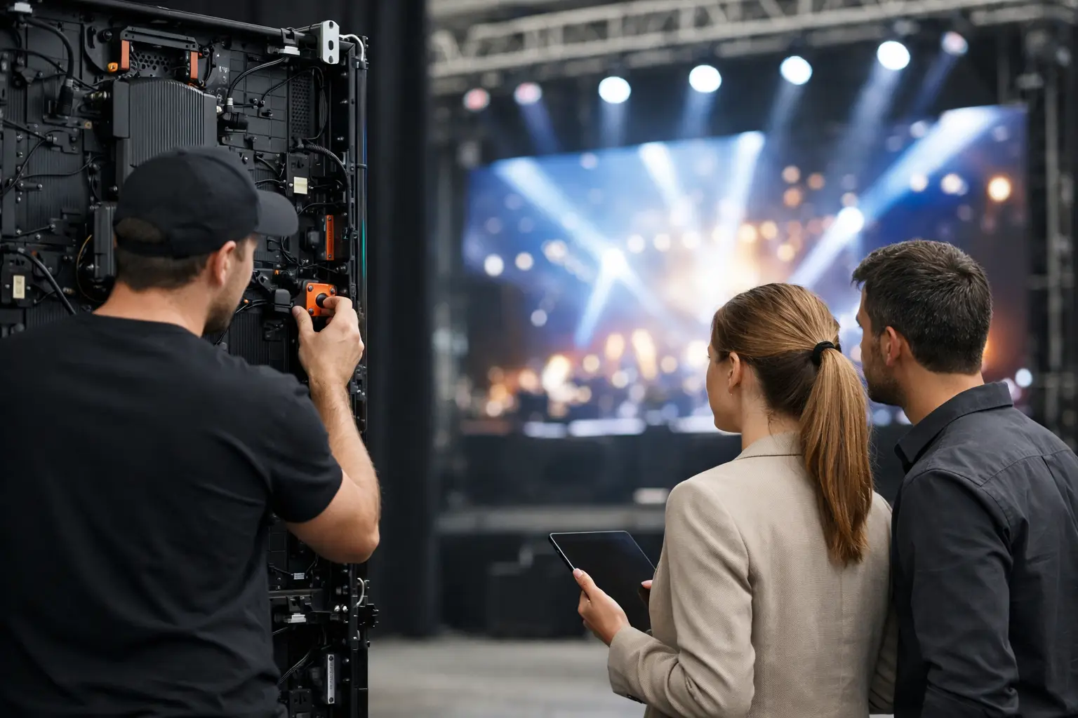 Painel de LED rental para eventos: como escolher