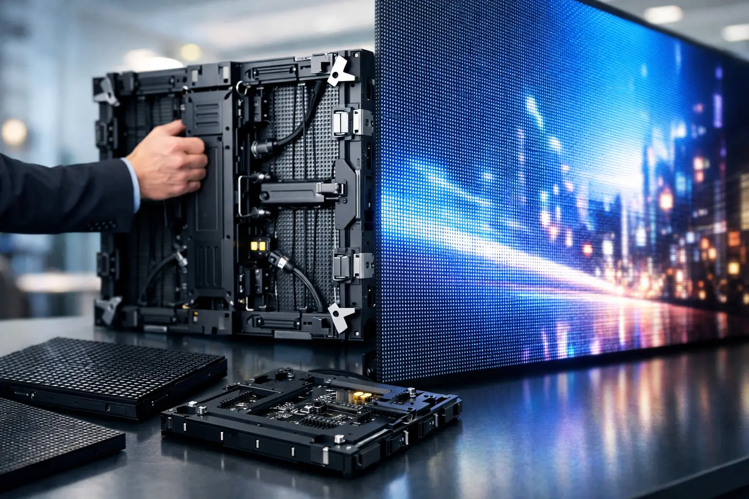 9 vantagens do painel LED modular