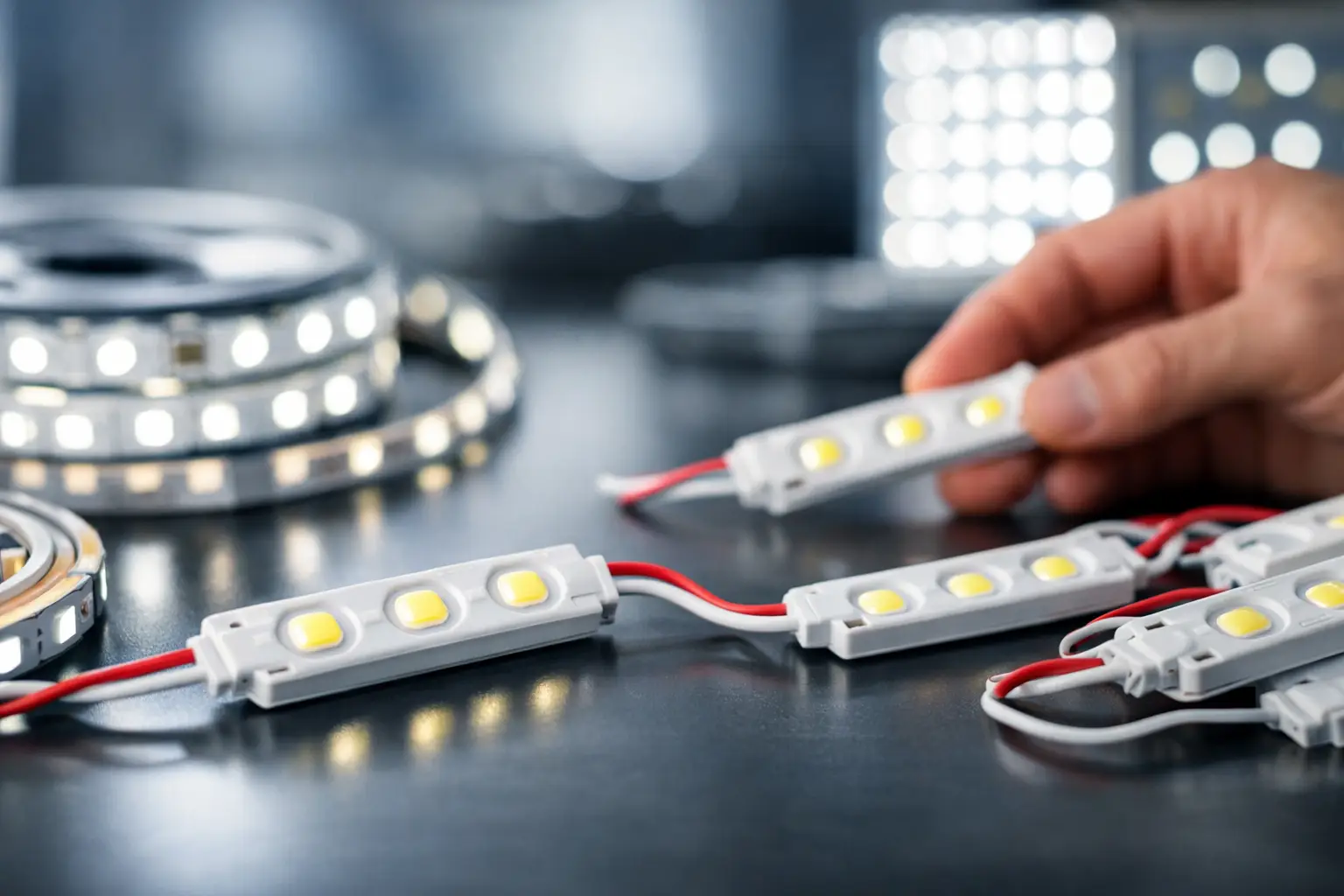 Comprar módulos de LED sem erro