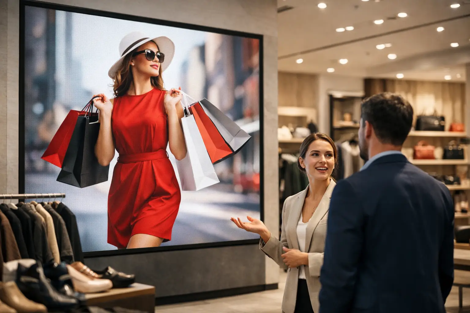 Guia painel LED retail para vender mais