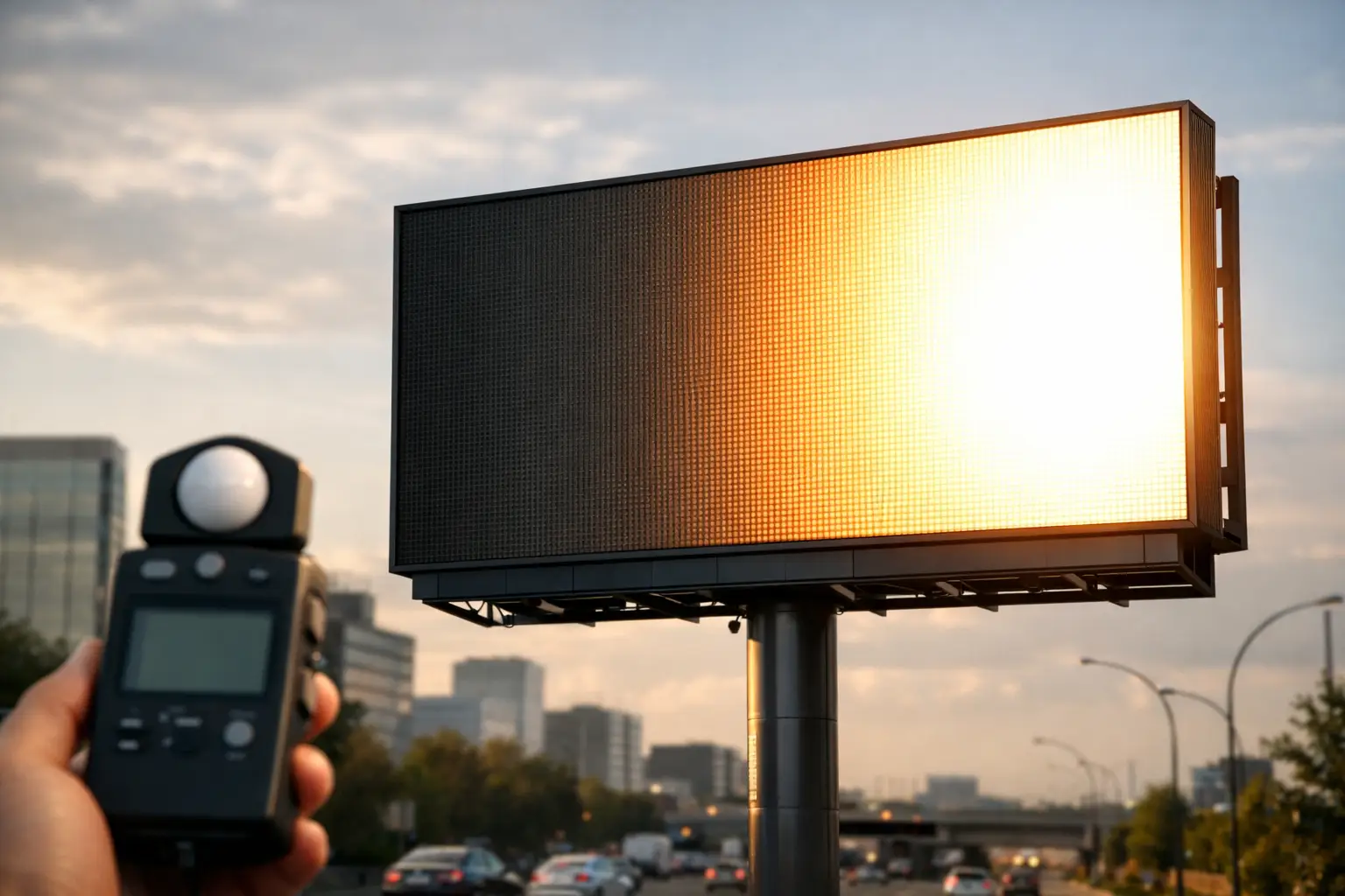 Quantos nits painel outdoor precisa ter?