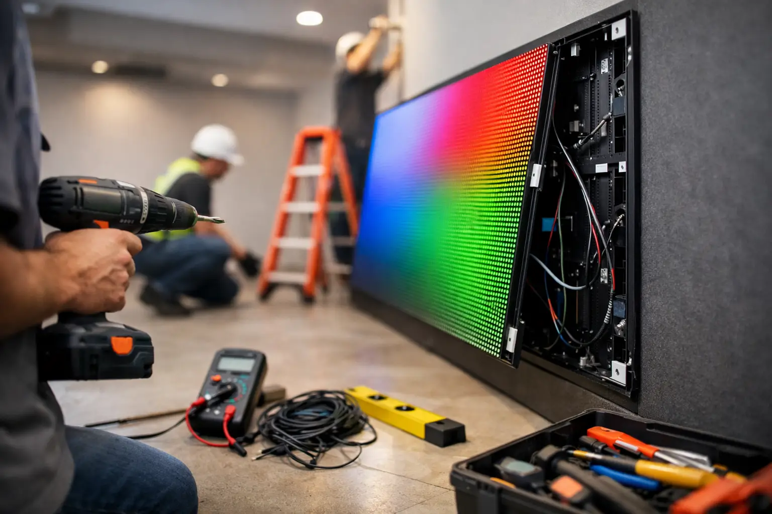 7 erros na instalação de painel LED