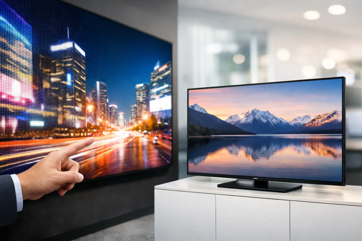 Painel de LED ou LCD: qual faz mais sentido?