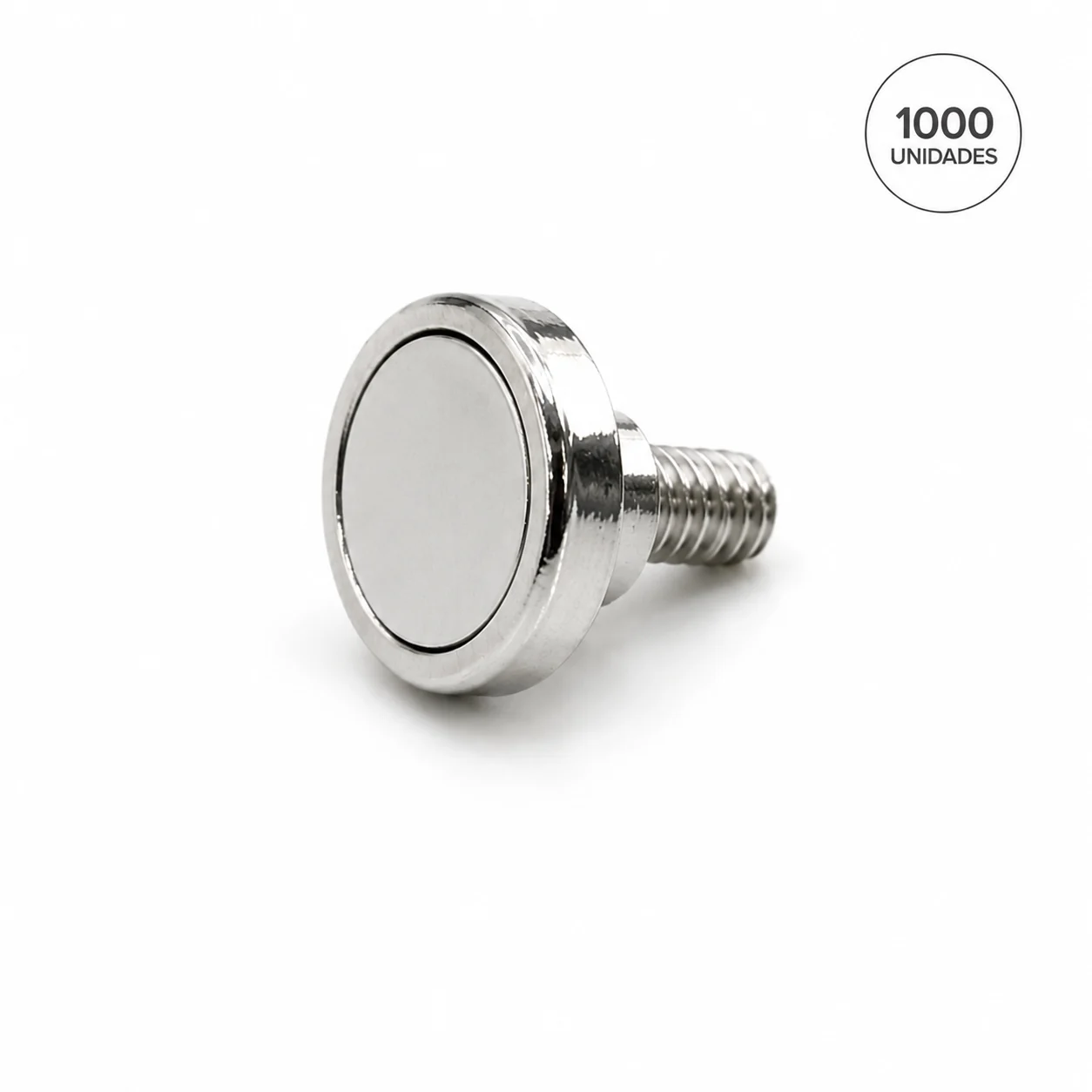Kit com 1000 Parafusos Imã M4 14x13mm para fixação de módulos e gabinetes de Painéis de LED Indoor e Outdoor Ledcenter.