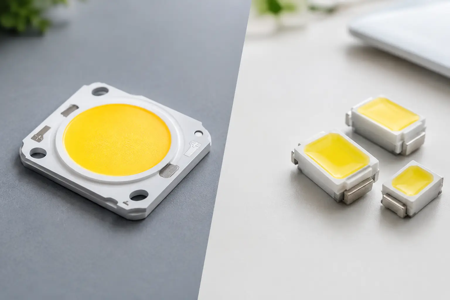 LED COB vs SMD: qual tecnologia escolher?