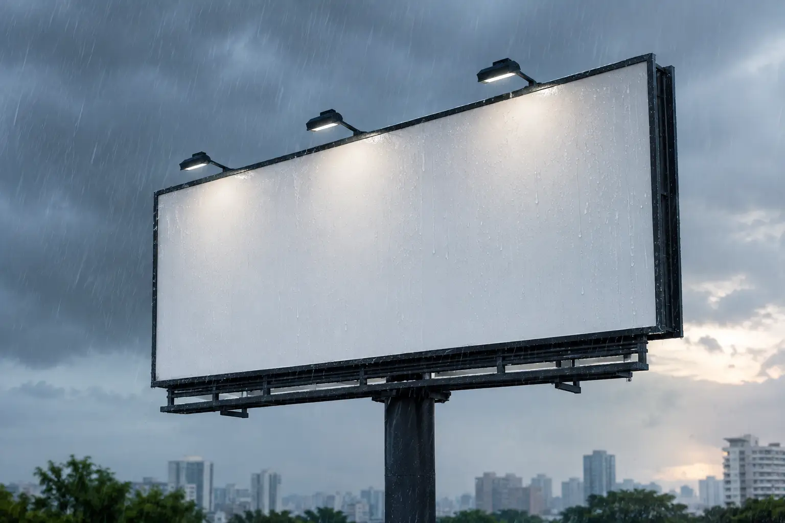 Painel outdoor suporta chuva? O que avaliar